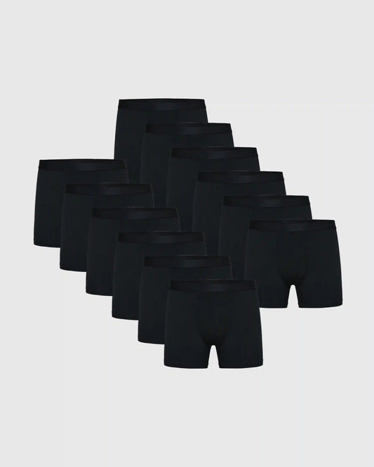 Black Boxer Trunks 12-Pack